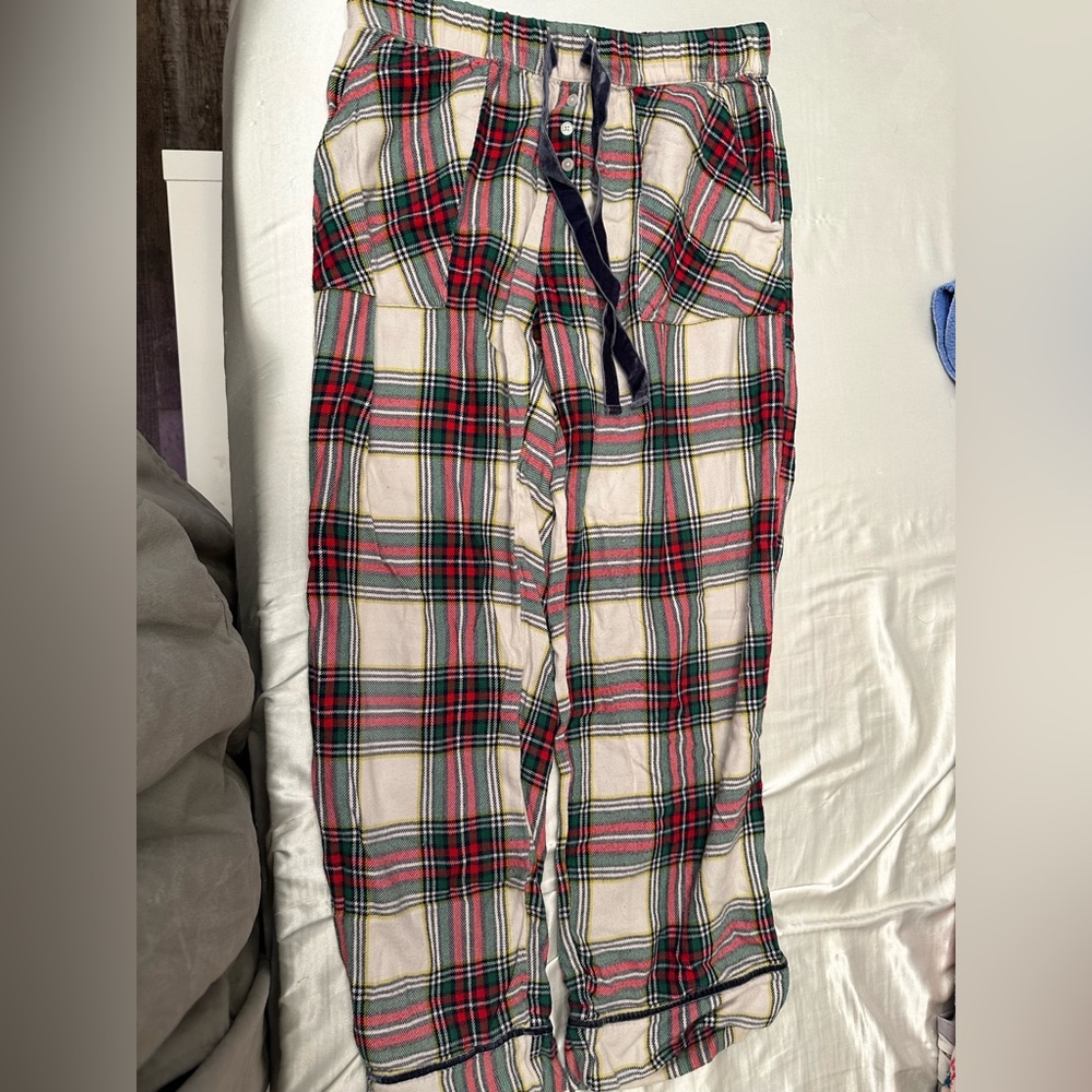 Aerie Red, Green and yellow plaid Pj Pants
